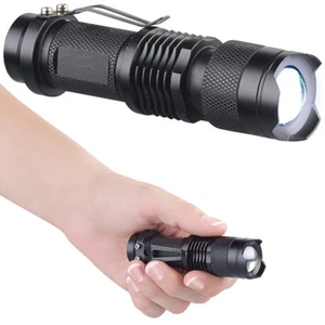 PEARL Taschenlampe mit 3-Watt-Cree-LED & 3 Leuchtmodi, 150 lm, fokussierbar - Bild 1 von 9