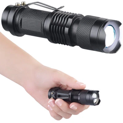PEARL Taschenlampe mit 3-Watt-Cree-LED & 3 Leuchtmodi, 150 lm, fokussierbar - Bild 1 von 4
