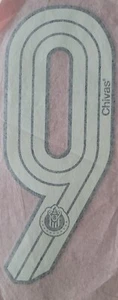 Oficcial Chivas Guadalajara Mexico #9 Number for Jersey Shirt Playera Camiseta - Picture 1 of 2