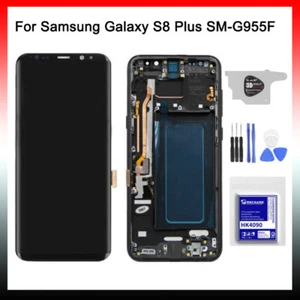 Pour Samsung Galaxy S8 Plus SM-G955F numériseur d'écran LCD remplacer avec cadre - Photo 1 sur 12