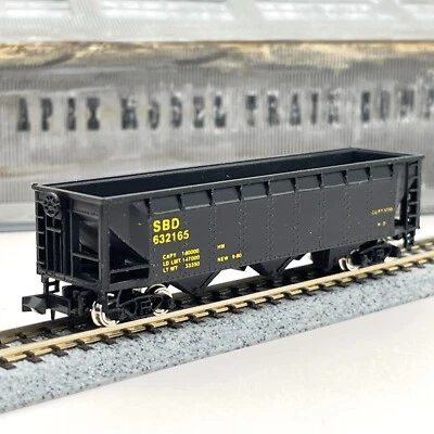 SR Models Con-Cor 83-12C Seaboard 100 Ton 3 Bay Open Hopper SBD 632165 N Scale - Image 1 of 4
