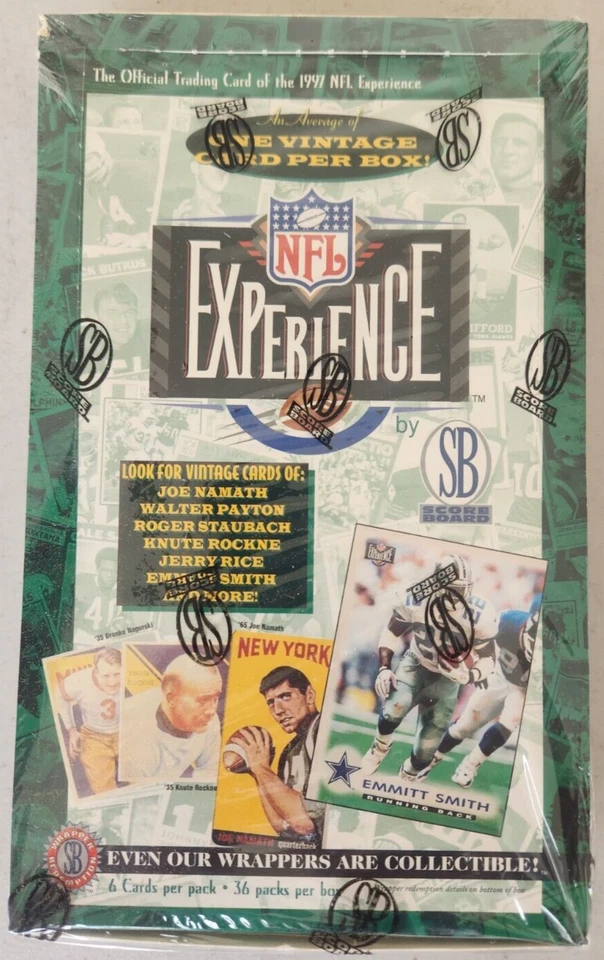 1997 SCOREBOARD NFL EXPERIENCE BOX 36 PACKS FACTORY SEALED - Image 1 of 2