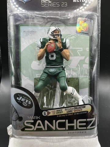 Mark Sanchez NFL Series 23 Action Figure NY Jets Green Jersey Cover