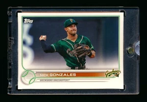 2022 TOPPS PRO DEBUT NICK GONZALES RC BLANK BACK VAULT SEALED W/COA PIRATES #1/1 - Picture 1 of 3