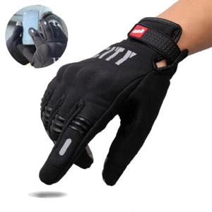 Motorcycle Gloves Summer Glove Full Finger Motorbike Screen Touch Cycling Racing - Imagen 1 de 9