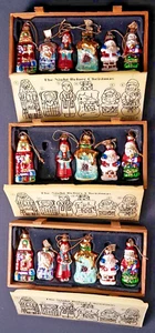 Set of 17 Thomas Pacconi 2004 "The Night Before Christmas" Ornaments in Crates - Picture 1 of 3