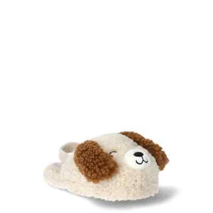 Wonder Nation Dog Puppy Slipper Brown Toddler Size 6 NWT - Picture 1 of 3