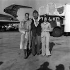 American Singing Star Kenny Rogers At London's Heathrow Airpor- 1977 Old Photo