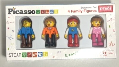 PicassoTiles Erweiterungsset 4 Familienfiguren PTA01 - Bild 1 von 2