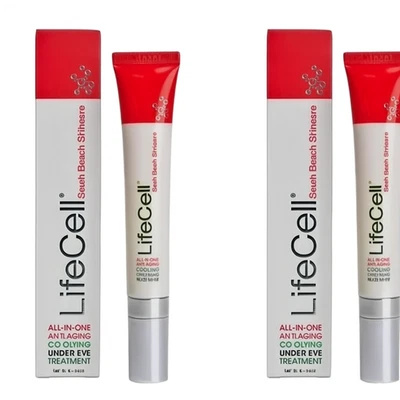LifeCell омолаживающее охлаждающее средство для глаз, АВТОРИЗОВАННЫЙ ПРОДАВЕЦ, АУТЕНТИЧНАЯ упаковка из 2 - Изображение 1 из 2