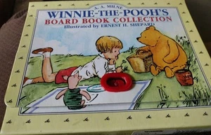 WINNIE THE POOH'S BOARD BOOK COLLECTION 4 By Milne & Shepard Hardcover Books π - Picture 1 of 7