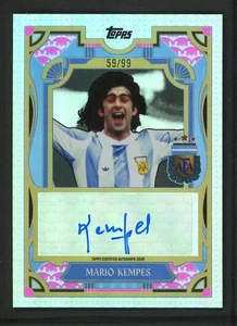 2024 MARIO KEMPES 59/99 AUTO TOPPS OFFICIAL NATIONAL PRODUCT TEAM AUTOGRAPHS - Picture 1 of 2