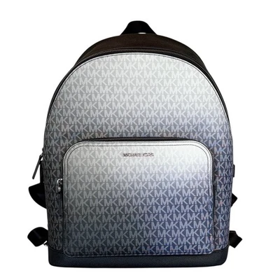 Mochila de cercanías grande Michael Kors Cooper MK Ombre negra multi Foto 1 de 4