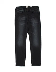 MUSTANG Mens Oregon Tapered Jeans W32 L32 Navy Blue Cotton CM04 - Picture 1 of 3