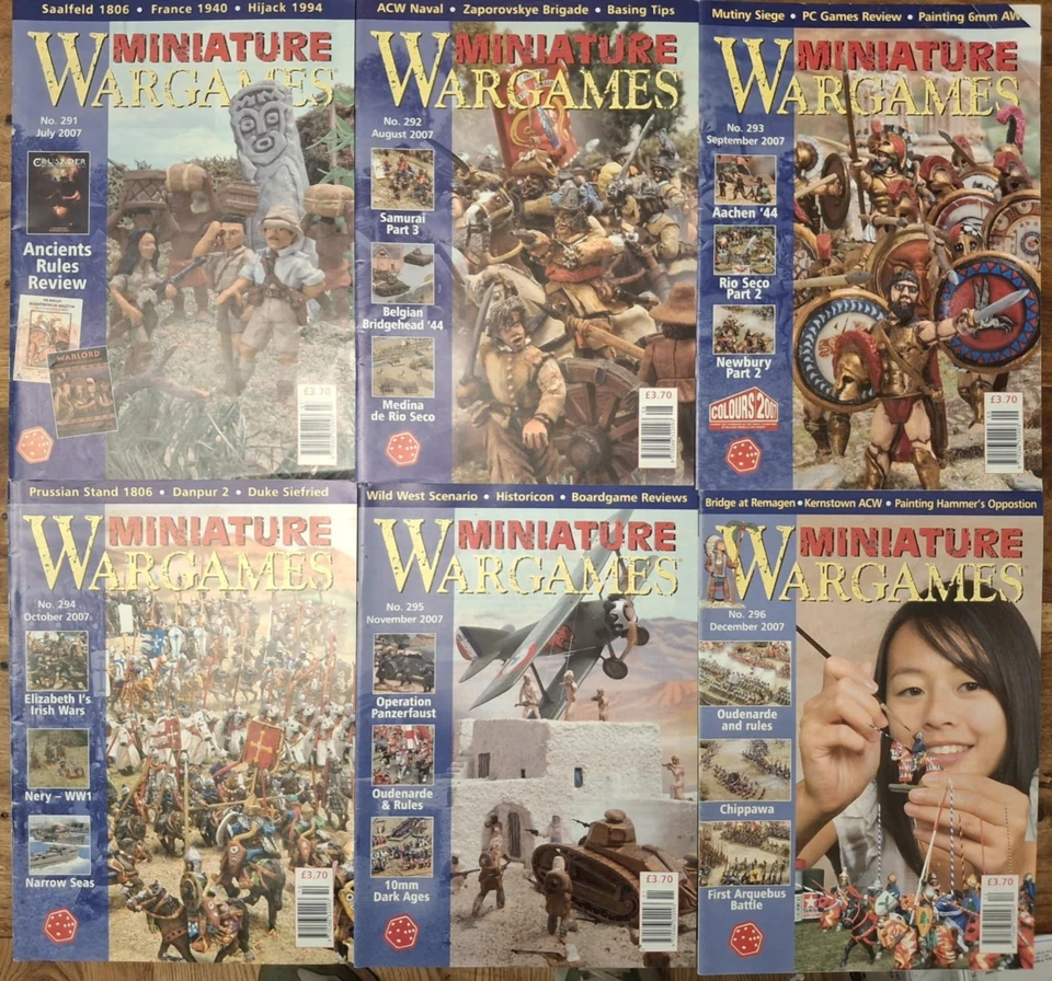 Rivista Wargames in miniatura, da luglio a dicembre 2007, 291-296 - Immagine 1 di 1