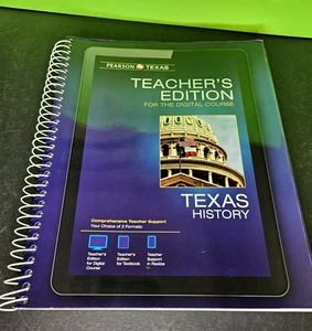 Pearson Texas - TEXAS HISTORY, Teacher's Edition DIGITAL Course, 2016 HB Spiral - Picture 1 of 10