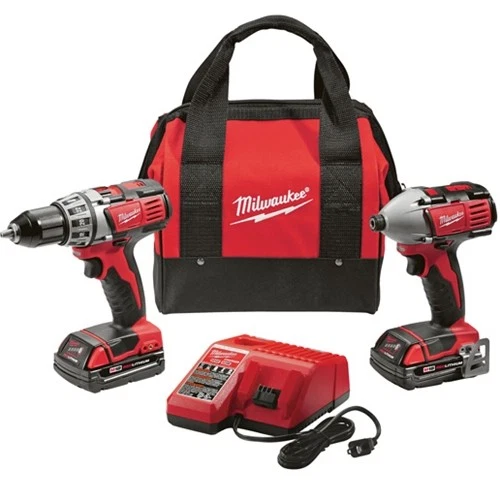 Milwaukee M18 18V Li-Ion Cordless Drill Driver Combo Kit (2691-22)