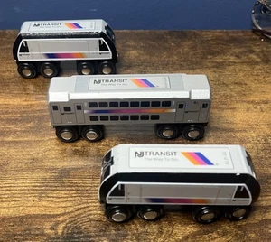 3 Munipals New Jersey Transit Trains 2 -ALP-46 & Multi-Level Passenger Cars 2013 - Picture 1 of 7