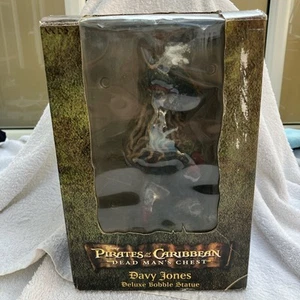 Pirates of The Caribbean Dead Mans Chest Davy Jones Deluxe Bobble Statue New - Picture 1 of 6