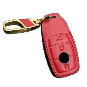 3-Button Key Fob Cover Case Holder Keychain Fit For Benz A E C S Class - Picture 1 of 3