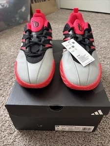 Adidas Dame Certified 3 Low Basketball Shoe Grey Black Red Size 9 New JI1540 - Picture 1 of 8