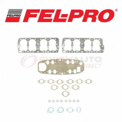 Fel-Pro Cylinder Head Gasket Set for 1952-1953 Ford Sunliner 3.9L 4.2L V8 - dd Foto 1 de 4