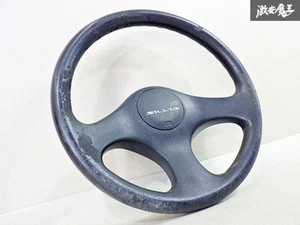 NISSAN Silvia S13 Genuine Steering Wheel 3-Spoke Horn Pad Interior Part - Picture 1 of 9