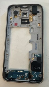 Samsung Galaxy S5 Mini G800 Mittelrahmen Gehäuse Kamera Glas Gold + Ladebuchse - Bild 1 von 2