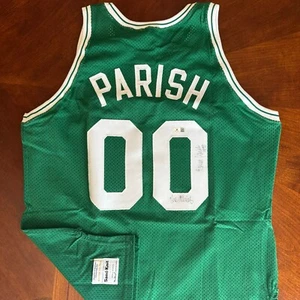 Robert Parish Signed Autographed Authentic Sand Knit Jersey Beckett COA - Picture 1 of 9