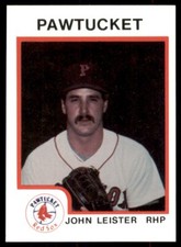 1987 ProCards Minor League John Leister (B) Pawtucket Red Sox #55