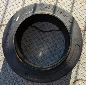 16x6x10.5 Solid Flat Smooth Forklift Tire (J-01296) - Picture 1 of 3