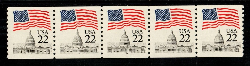 Scott 2115 22¢ Flag over Capitol P#7 MNH Free shipping in the USA - Image 1 of 1