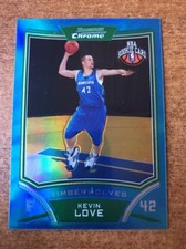2008-09 Bowman Chrome Kevin Love Blue Refractor RC 11/99