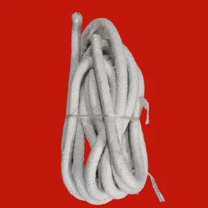 Taofibre 1" Ceramic Fiber Round Braid Rope | RRG-100 | 2300 Deg F - 25' Feet - Picture 1 of 5