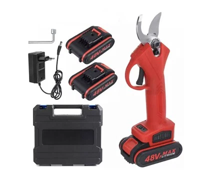 FORBICE DA POTATURA A BATTERIA CESOIA 48V TAGLIO 30MM POTATRICE 2 BATTERIE - Immagine 1 di 4