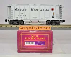 MTH PREMIER 3-RAIL O SCALE #71436 GN GREAT NORTHERN PS-2 HOPPER 20-97111 NIB - Picture 1 of 5