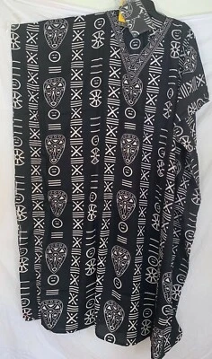 Vestido Caftán Caftán Playa Cubierta Boho Vestido Hippie Mujeres Africano con Pieza para la Cabeza Foto 1 de 3