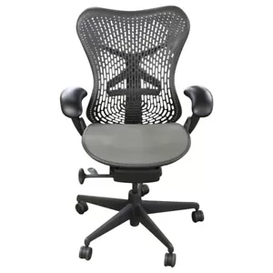 Herman Miller Mirra® 1 Task Chair Grey Graphite mesh desk chair office Mirra - Picture 1 of 3