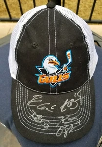 San Diego Gulls hockey Hat Cap with Autographs - Picture 1 of 2