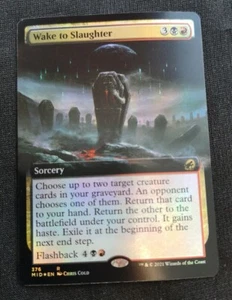 Wake To Slaughter - Foil - Extended Art - MID - NM Unplayed - EN - 376 - Picture 1 of 1