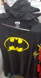 XX 21 Junior Batman Murciélago Hombre Con Capucha Camisa Disfraz - Imagen 1 de 1