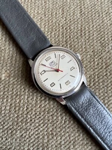 Vintage Ruhla Wrist Watch Stainless Steel - Präzisa Mod. 2 - 34 MM GDR Ca. 1960 - Picture 1 of 11