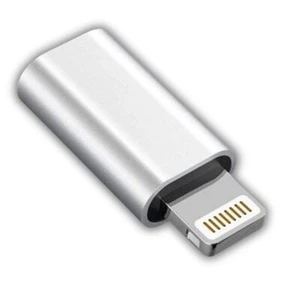 Type C Female to iPhone Male 8 Pin OTG Adapter USB C For iPhone 14 13 12 11 XS 8 - Picture 1 of 12