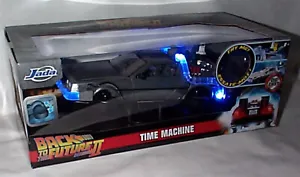 Back to The Future II Time Machine 1-24 Diecast flying working Light Jada 31466 - Picture 1 of 3