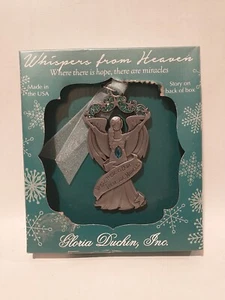 Sussurri dal Cielo Angelo "Dove c'è Speranza " Ornamento da Collezione 3,25" - Foto 1 di 6