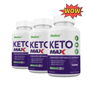 Keto Burn píldoras de dieta ceto más fuertes pérdida de peso cetosis Bhb quemador de grasa - Imagen 1 de 12