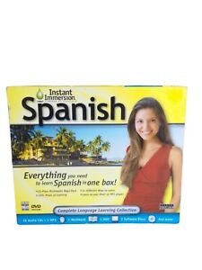 Instant Immersion Spanish Language Learning Collection 16 Audio CD's 1 DVD +