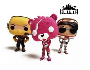 Paquete de 3 Juegos Funko Pop de Fortnite: Cuddle Team Leader Moonwalker Raptor - Imagen 1 de 8