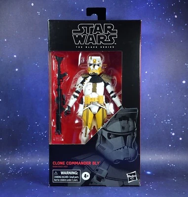 Figura de acción Star Wars 2019 rara Clone Commander Bly Black Series 6" Foto 1 de 4