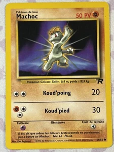 Pokémon FRENCH Machoc 59/82 Unlimited Team Rocket - Picture 1 of 2